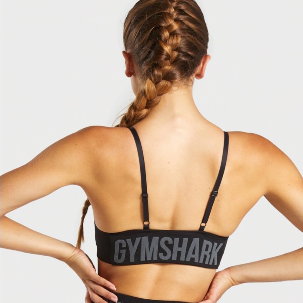 Gymshark Flex Strappy Sports Bra - Black